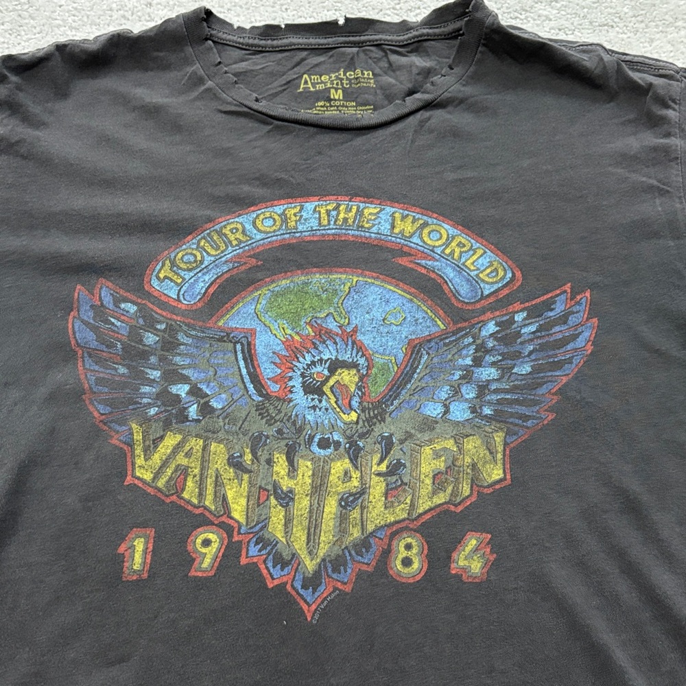Van Halen 1984 Tour Black T-Shirt